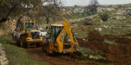آليات الاحتلال تجرف أراضي المواطنين شمال بيت لاهيا