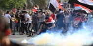 العراق.. إصابة 6 متظاهرين إثر هجوم على خيام الاعتصام وسط بغداد