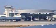 اندلاع حريق كبير قرب مطار بن غوريون في تل أبيب