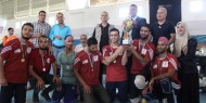 تتويج فريق الأمل بلقب كرة الهدف في غزة