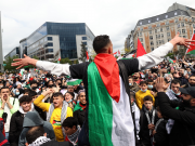 طلبة جامعيون في بلجيكا يحتجون ضد  حرب الإبادة على غزة